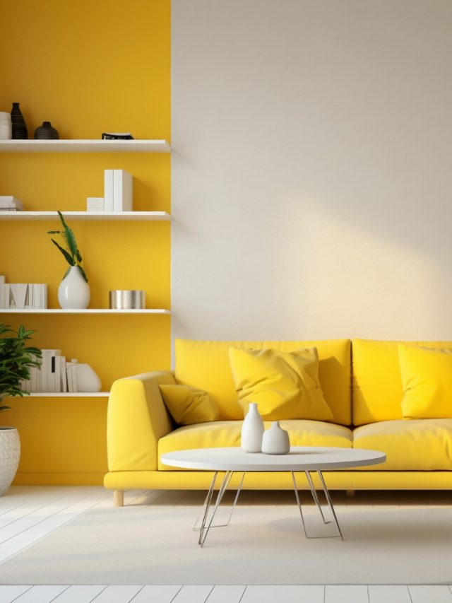 7 Trendiest Yellow Two Colour For Bedroom Walls | Hiranandani Parks